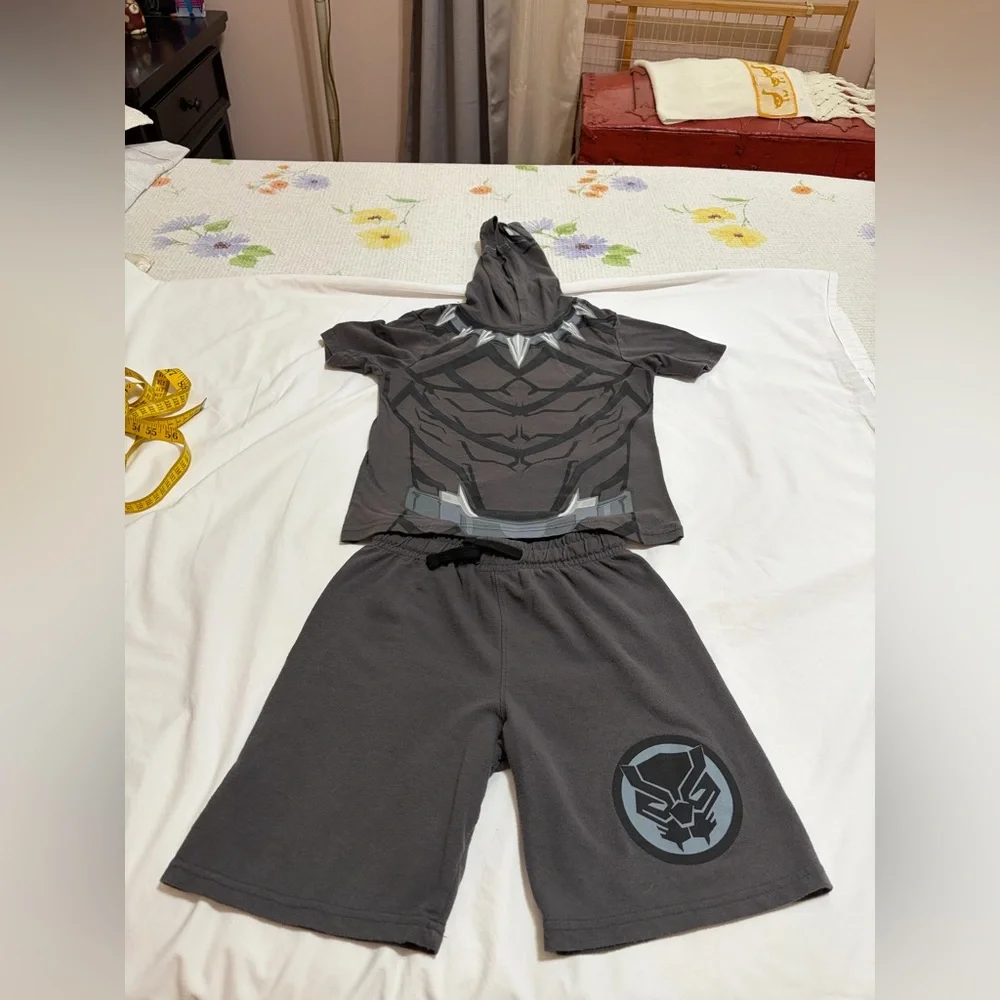 Kids Superhero Costume Set - Black Panther Design (31) - Picture 15 of 15